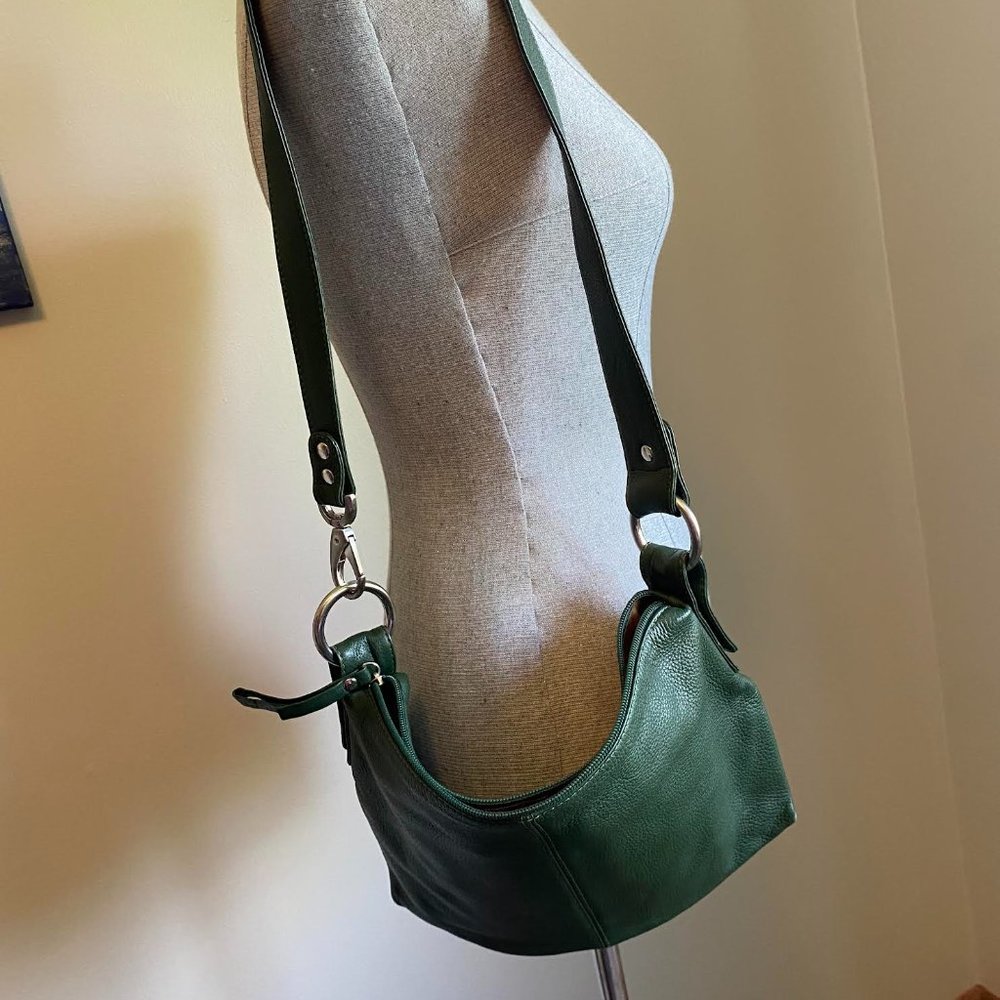Green Leather HOBO purse